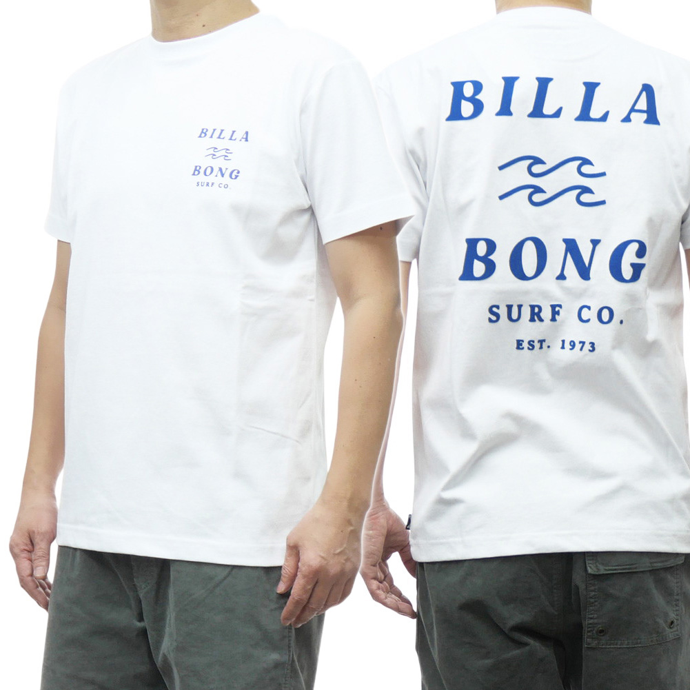 BILLABONG ビラボン Tシャツ メンズ 半袖 クルーネック BF011203 ONE TIME サーフ 海 ブランド ロゴ カジュアル スポーティ アウトドア