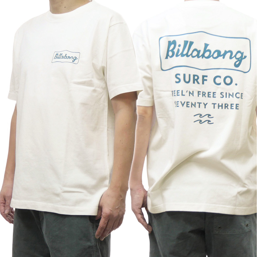 セールSS BILLABONG ビラボン Tシャツ メンズ 半袖 クルーネック コットン 綿100％ BF011209 SIGN サーフ 海 ブランド ロゴ カジュアル